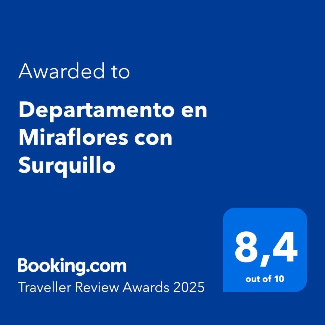 Departamento En Miraflores Con Surquillo Lima Ngoại thất bức ảnh